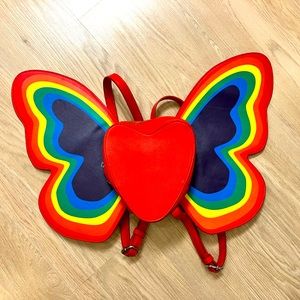 Dolls Kills Current Mood Rainbow Butterfly Backpack